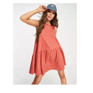 ASOS babydoll tank dress, burnt orange